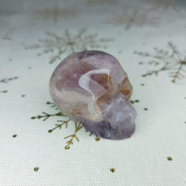 Améthyste Violette / Crâne Sculpté / 64 gr / Grade A