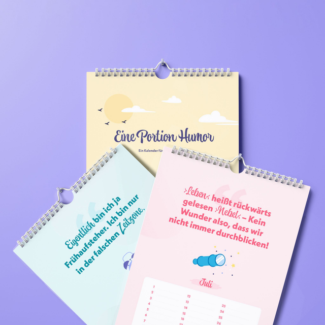Eine Portion Humor – Ein Kalender für Krebspatient:innen