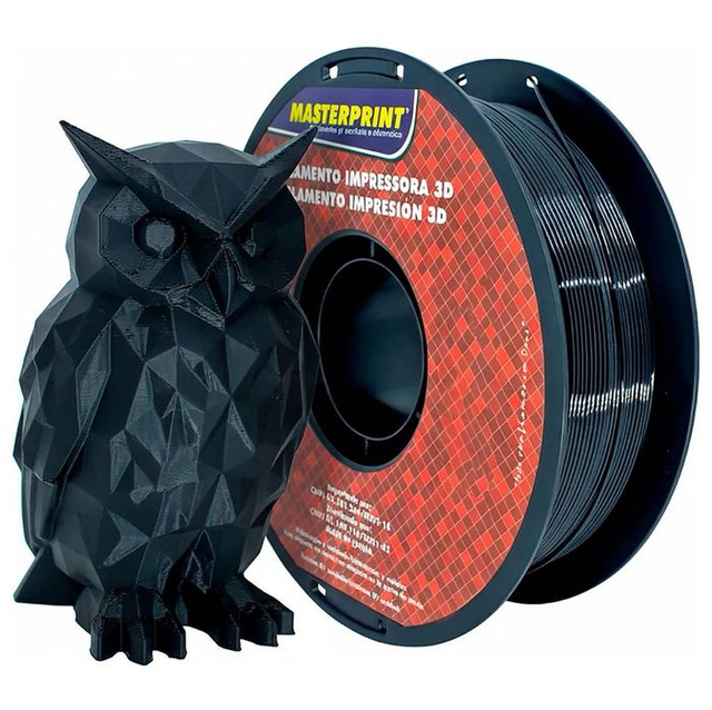 Filamento PETG - Preto - MasterPrint