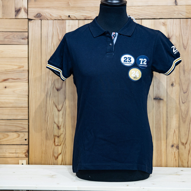 Tshirt 24H du Mans Wome Century Numbers Polo Marine