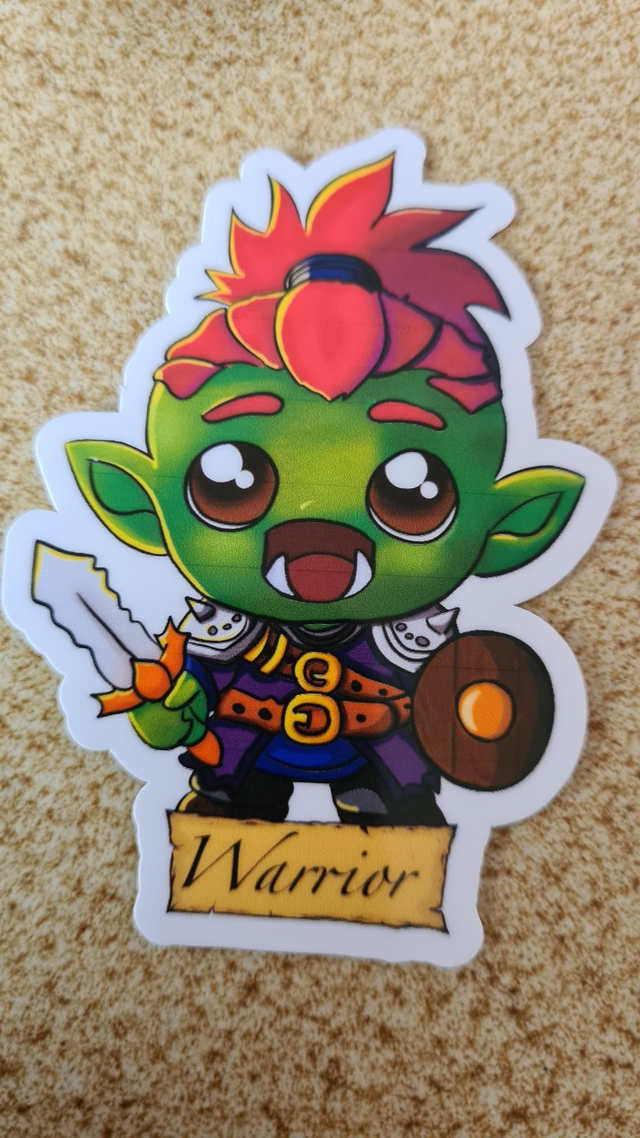 Sticker "Warrior" B-WARE