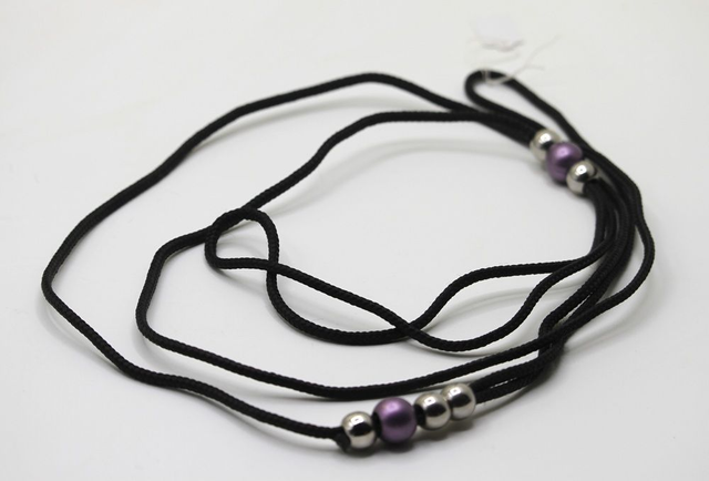 Laisse de présentation 3mm noire