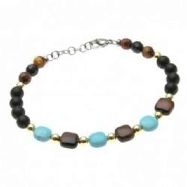 Bracciale donna con pietre naturali bijoux 