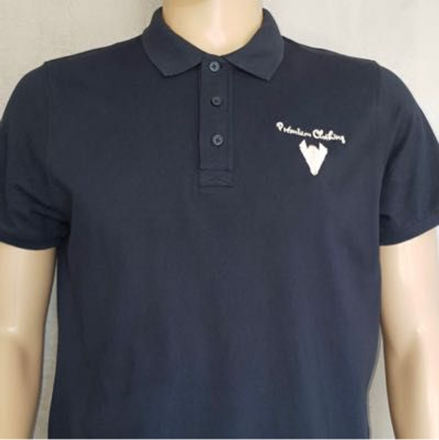 Polo Bleu Foncé Premium Clothing 