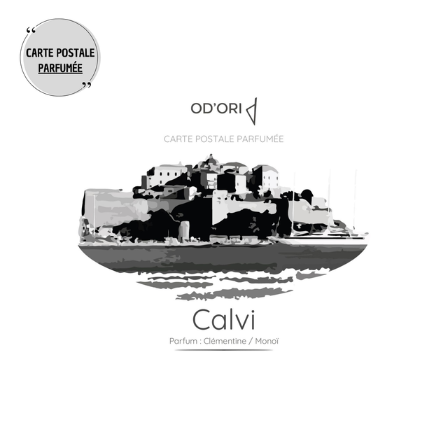 Carte postale PARFUMÉE - Calvi