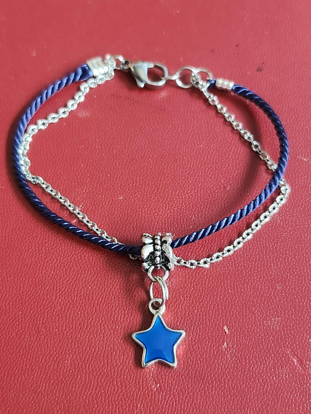 Bracelet corde et acier