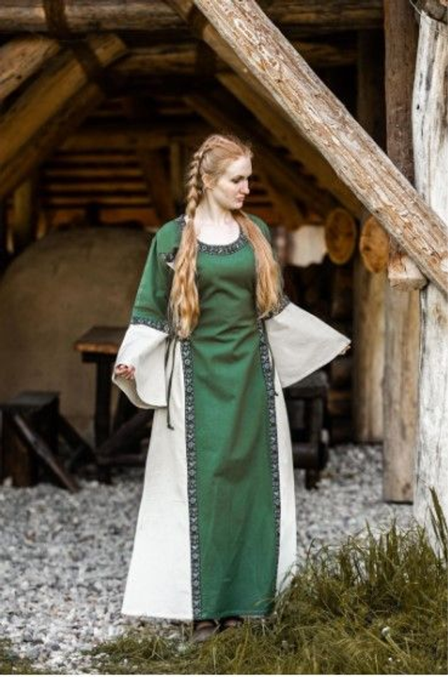 LC Kleid Angie Grün/Natur