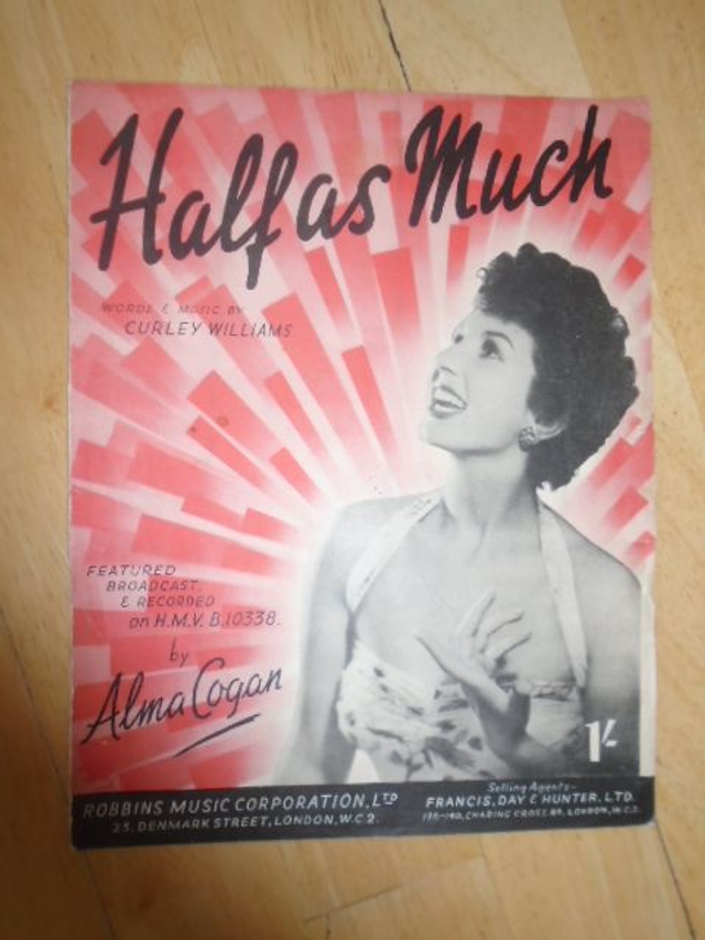 Half as Much by Alam Cogan Sheet Music