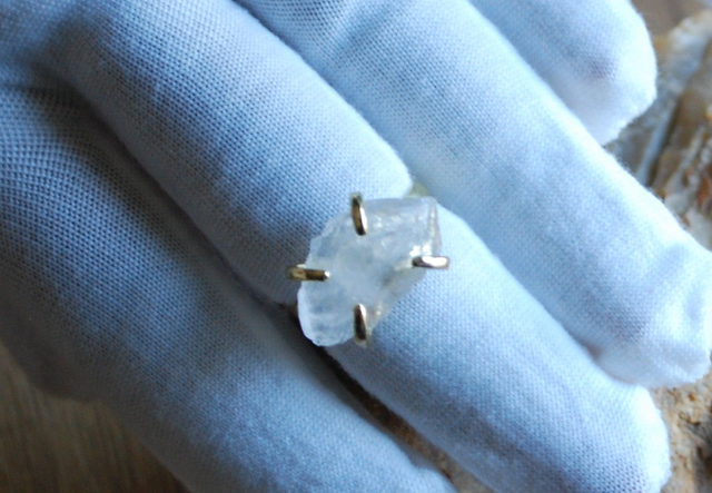 Bague en cristal de roche