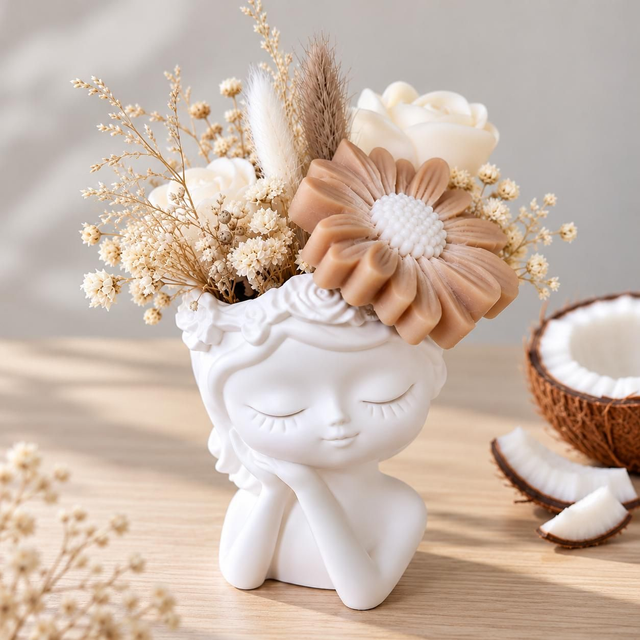 Bouquet Lily ''Noix de Coco'' 
