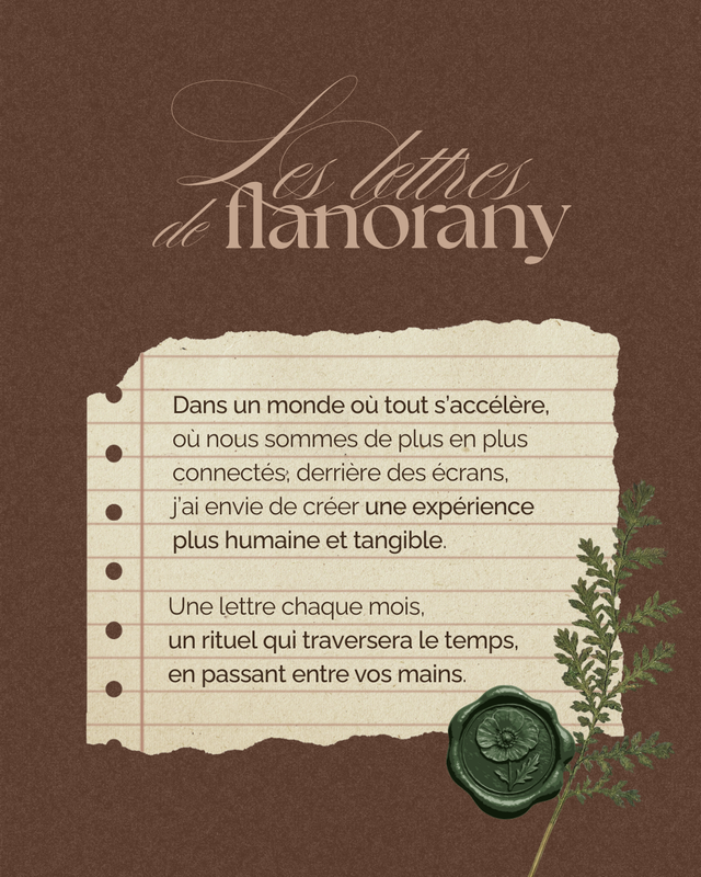Les lettres de flanorany ~ Courrier Mensuel
