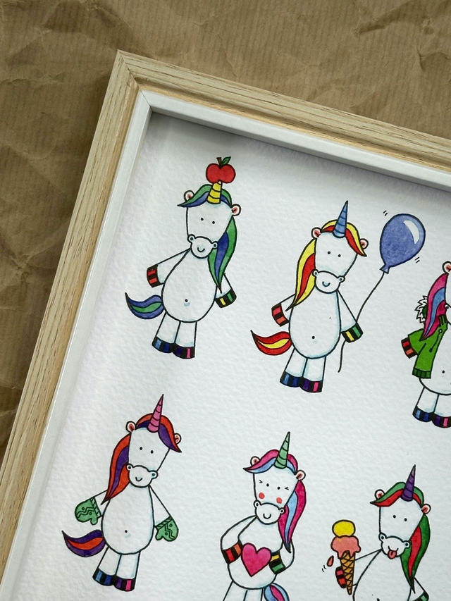 The A-Z of Unicorns - A3 Print