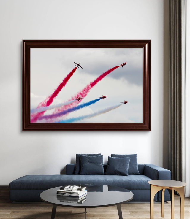 Planes - Red Arrows Split - Print Only