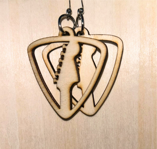 Boucles d&#039;oreilles collection musique - Modèle 3