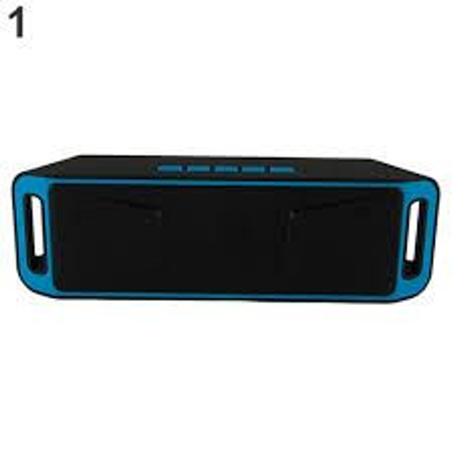 SC208 Portable Bluetooth Speaker Wireless Mini Speaker Stereo  TF USB Built-in Mic Dual Bass