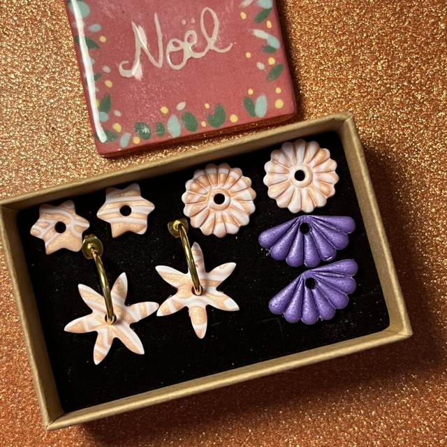 Coffret boucles d’oreilles Édition Noël 