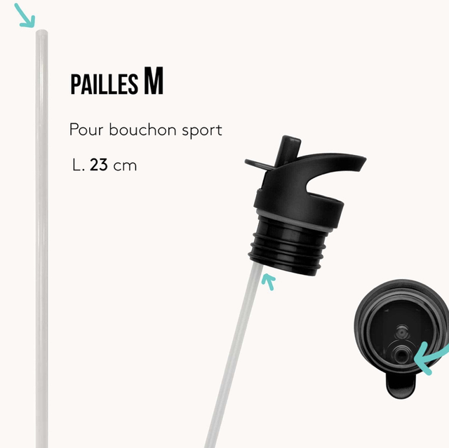 Paille pour Bouchon Sport - Gaspajoe