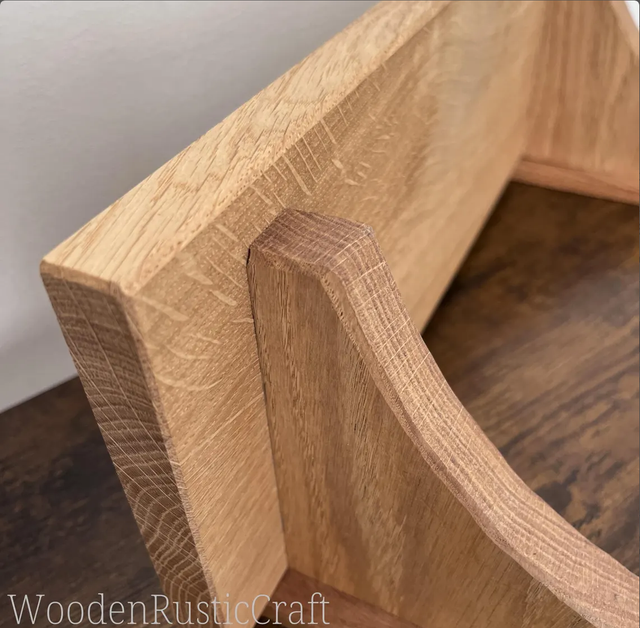 Handmade Solid Oak Wall Shelf