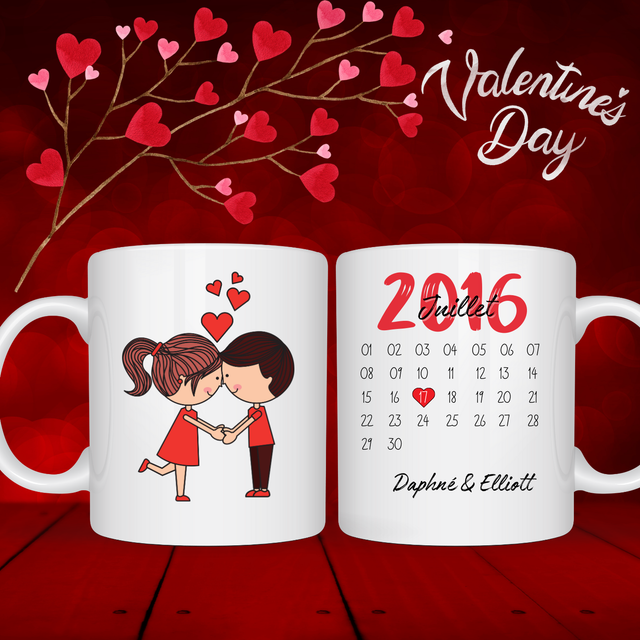 Tasse personnalisée couple