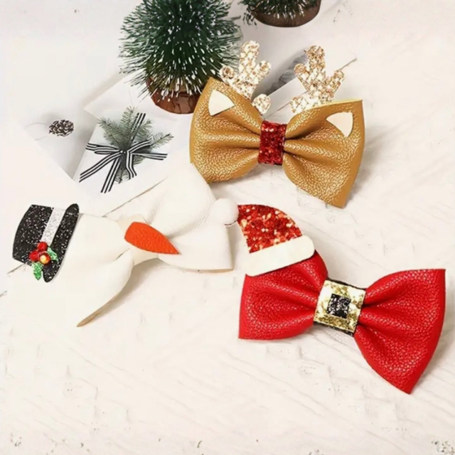 Christmas hair clips - medium