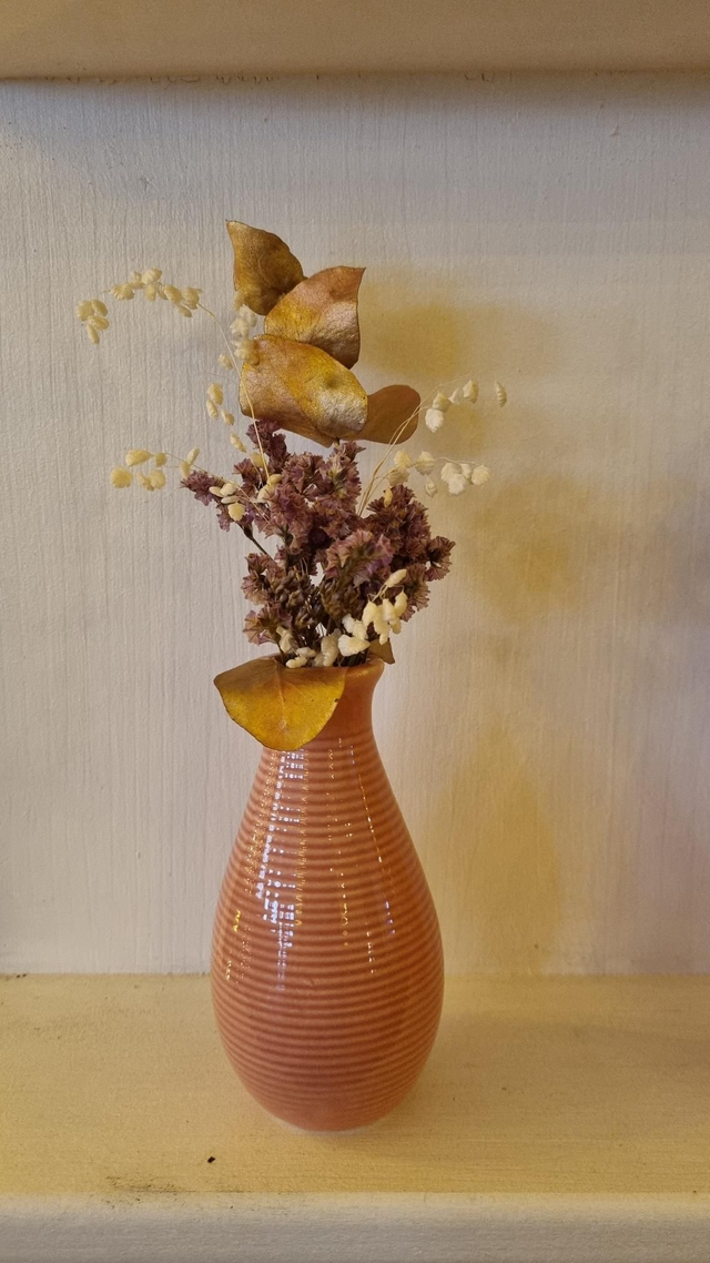 Soliflore céramique rose