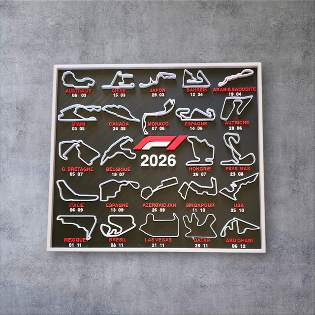 Calendrier - F1 2026