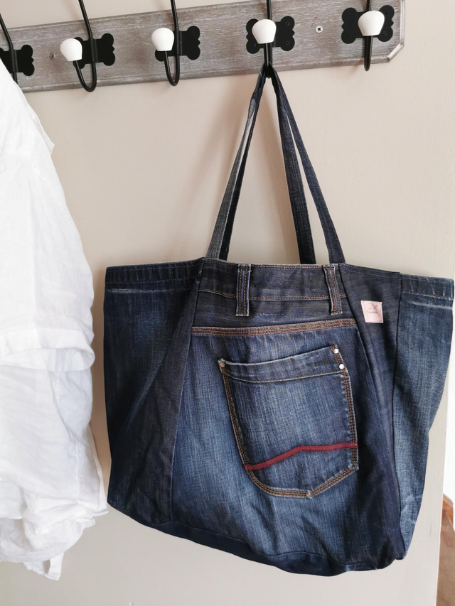 Grand sac cabas #42 - Pratique et contrasté