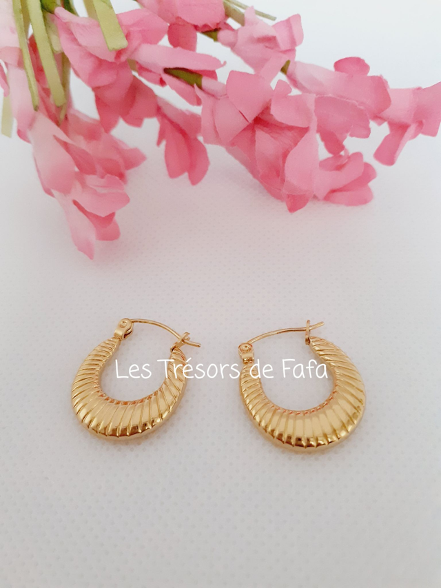 Boucles d'oreilles créoles