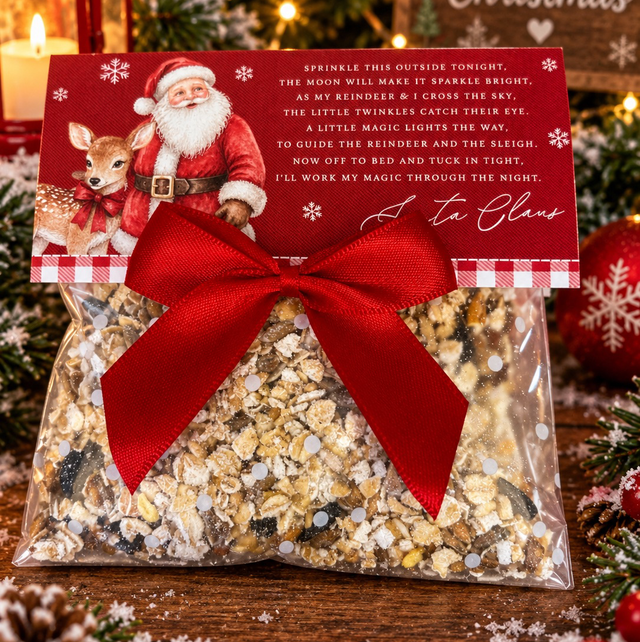 Christmas Reindeer Food – Magical Reindeer Dust & Christmas Eve Gift