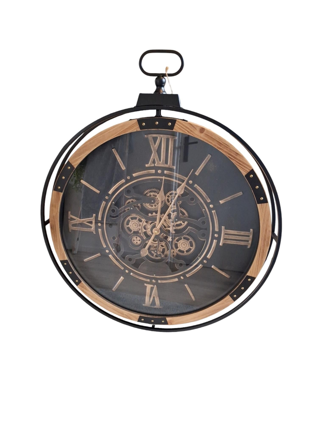 Klok Antique-Black WOOD 80x80xx11
