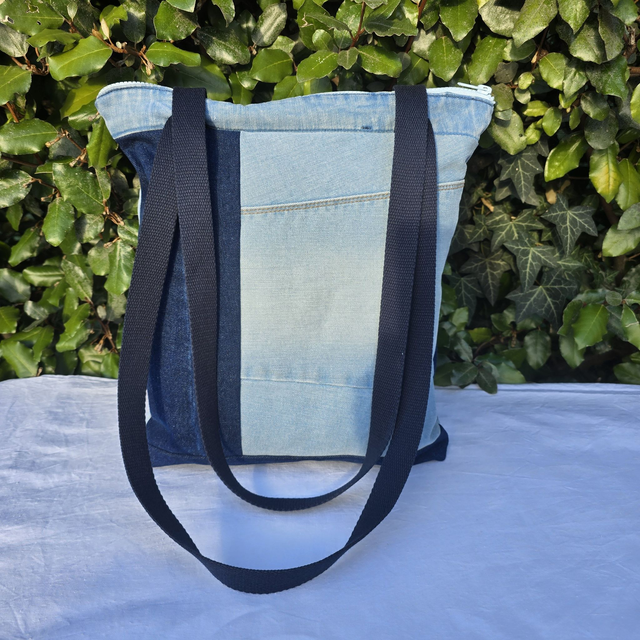 Sac à bandoulière en jean recyclé