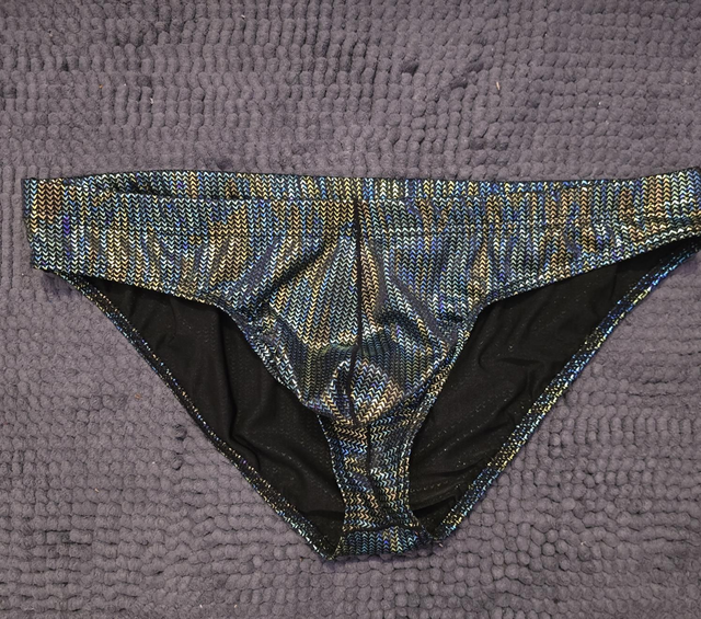 SLIP VERT BRILLANT TAILLE M