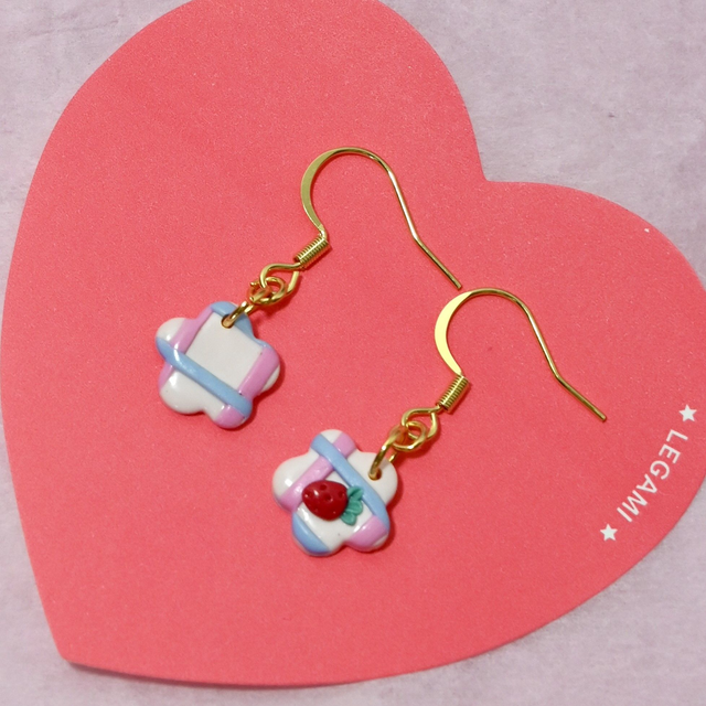 Fleurs Vichy Fraise Mini