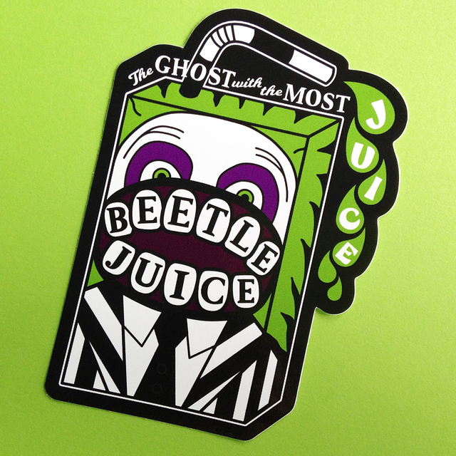 Stickers · Coasters · BeetleJuice
