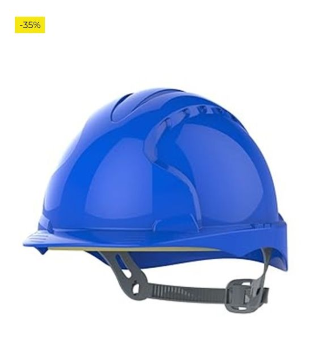 JSP EVO2 Casco de Seguridad con trinquete Slip, Azul (AJE030-000-500)
