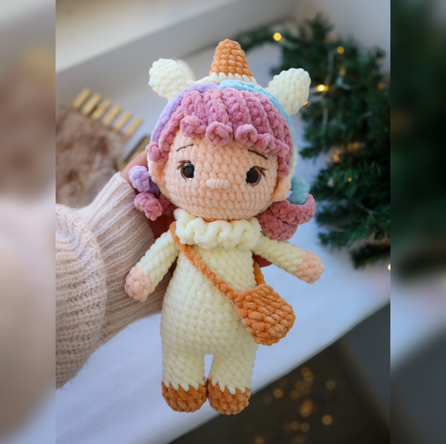 Poupée licorne