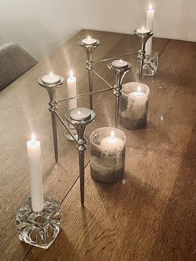 Années 1970 Bougeoir Vintage Scandinave