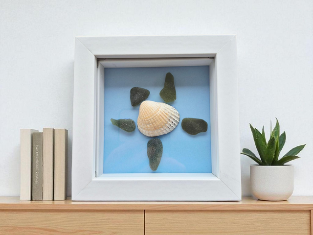 Seaglass Turtle Box Frame