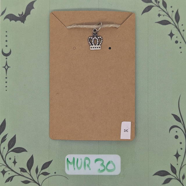 MUR30 Pendentif Couronne 