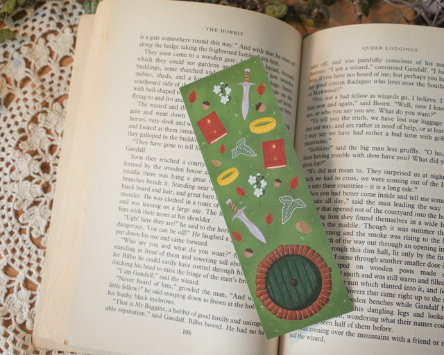 Hobbit bookmark 
