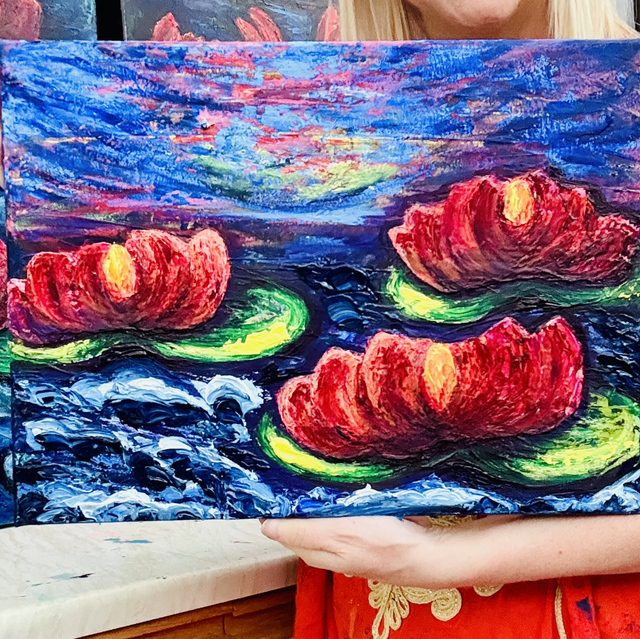13. Lilies and Sky - new!