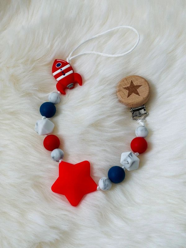 Attache tetine Fusée 🚀 