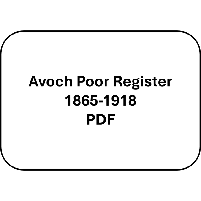 Avoch Poor Register 1865-1918 (PDF)