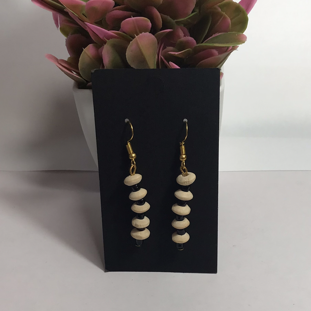 Brown Wood Earrings- BWE6027