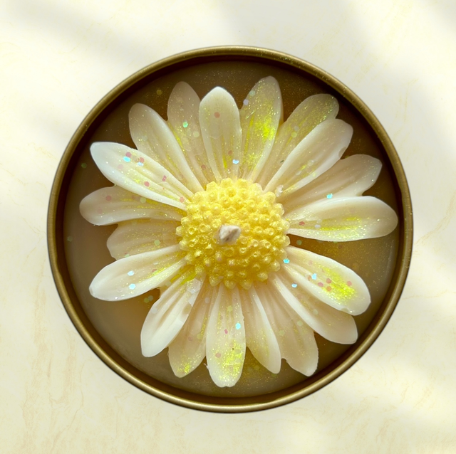 Bougie marguerite Fleur de tiaré