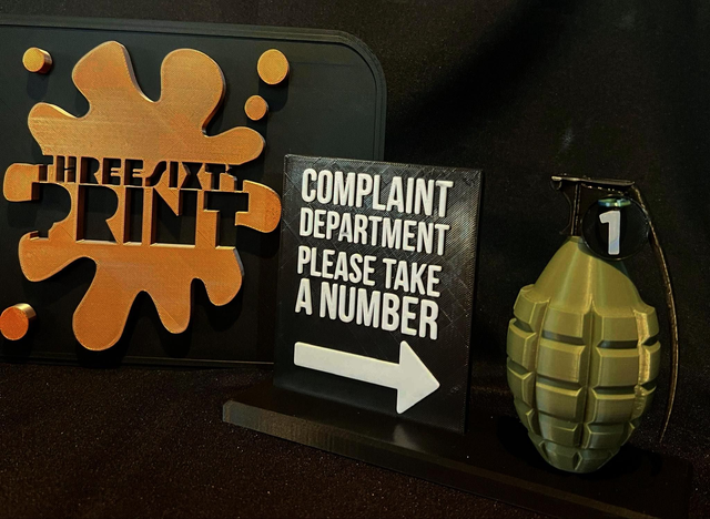 Complaint Department joke desk item