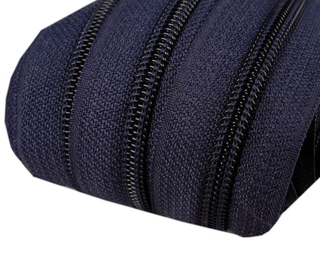 Fermeture 5mm bleu marine