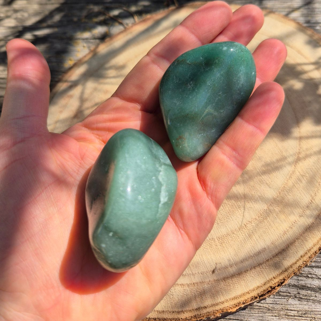 Galet Aventurine verte