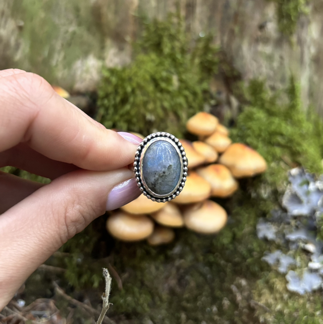 Bague labradorite