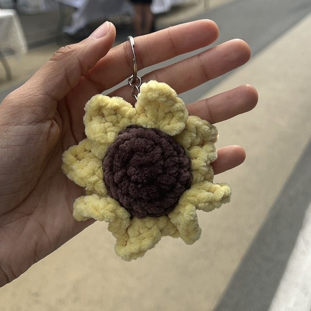 Sunflower Keychain